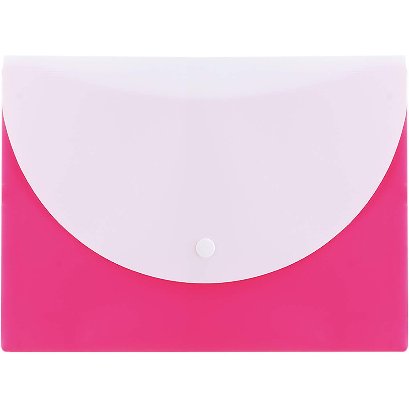 Teczka kopertowa na zatrzask A5 RIO różowa E38978 PINK DELI